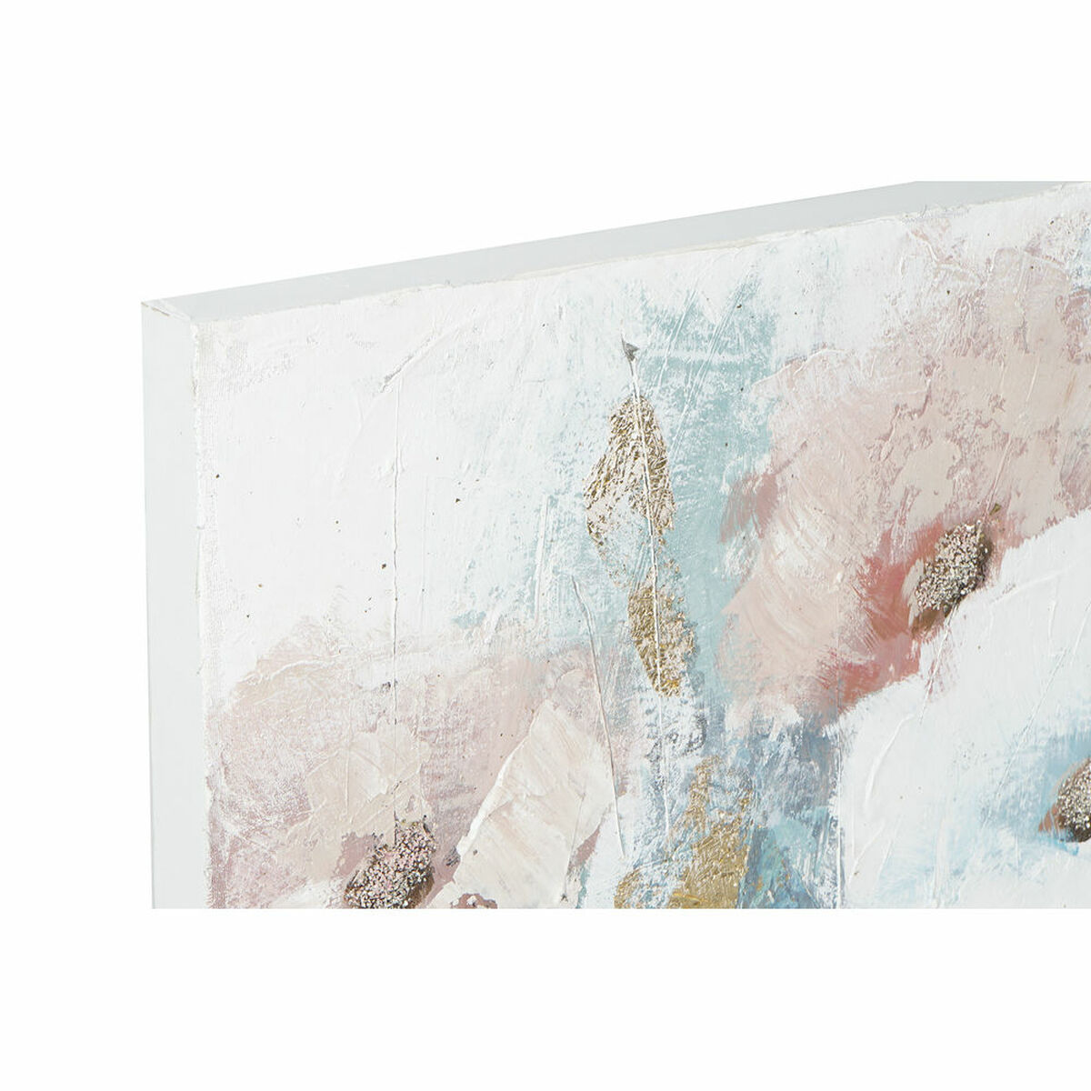 Tavla DKD Home Decor 120 x 3,5 x 80 cm Virágok Shabby Chic (3 Delar) - 6