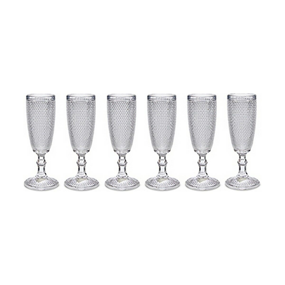 Champagneglas Poäng Transparent Glas 6 antal (185 ml) - 4