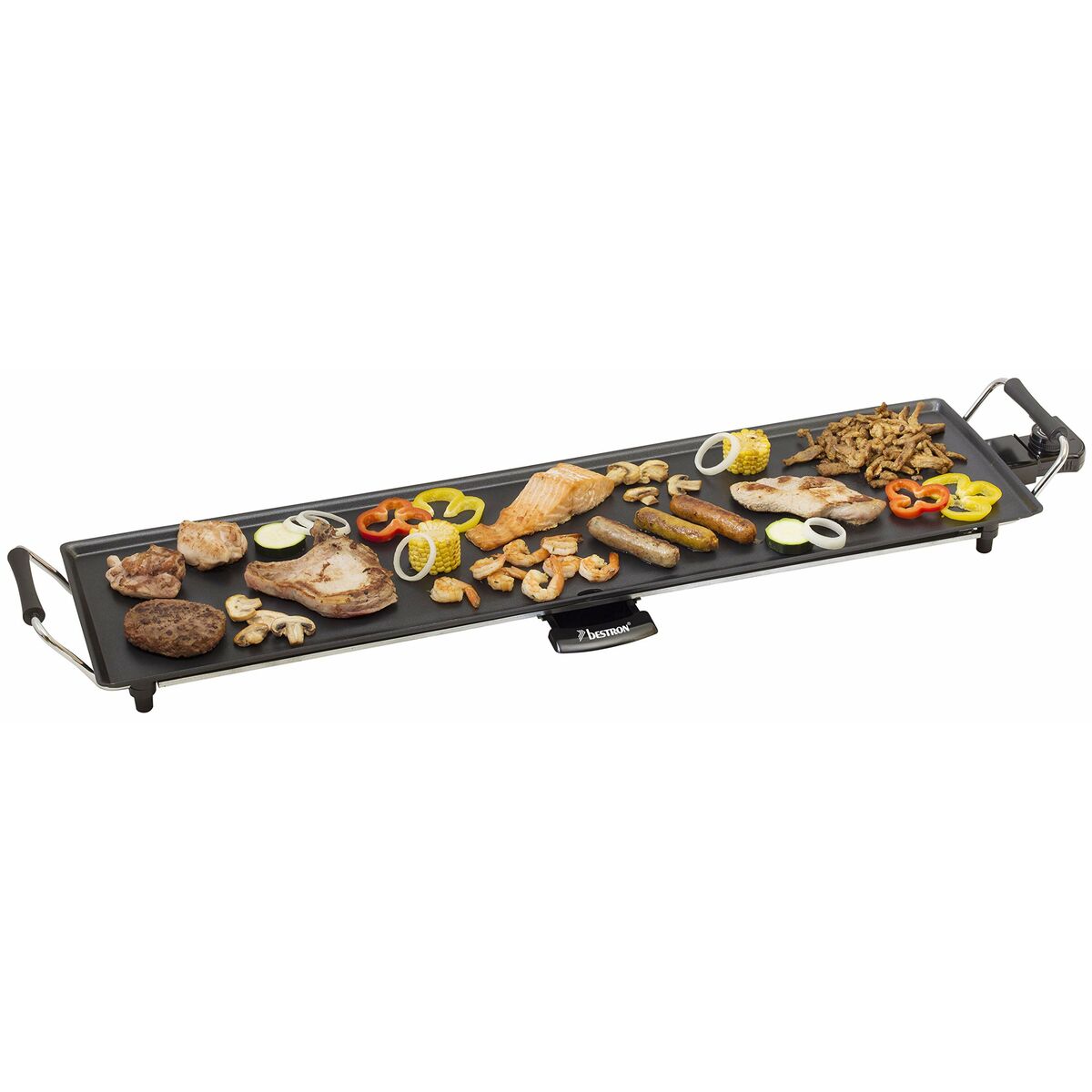 Slät grillplatta Bestron ABP604 1800 W Svart 1800 W - 3