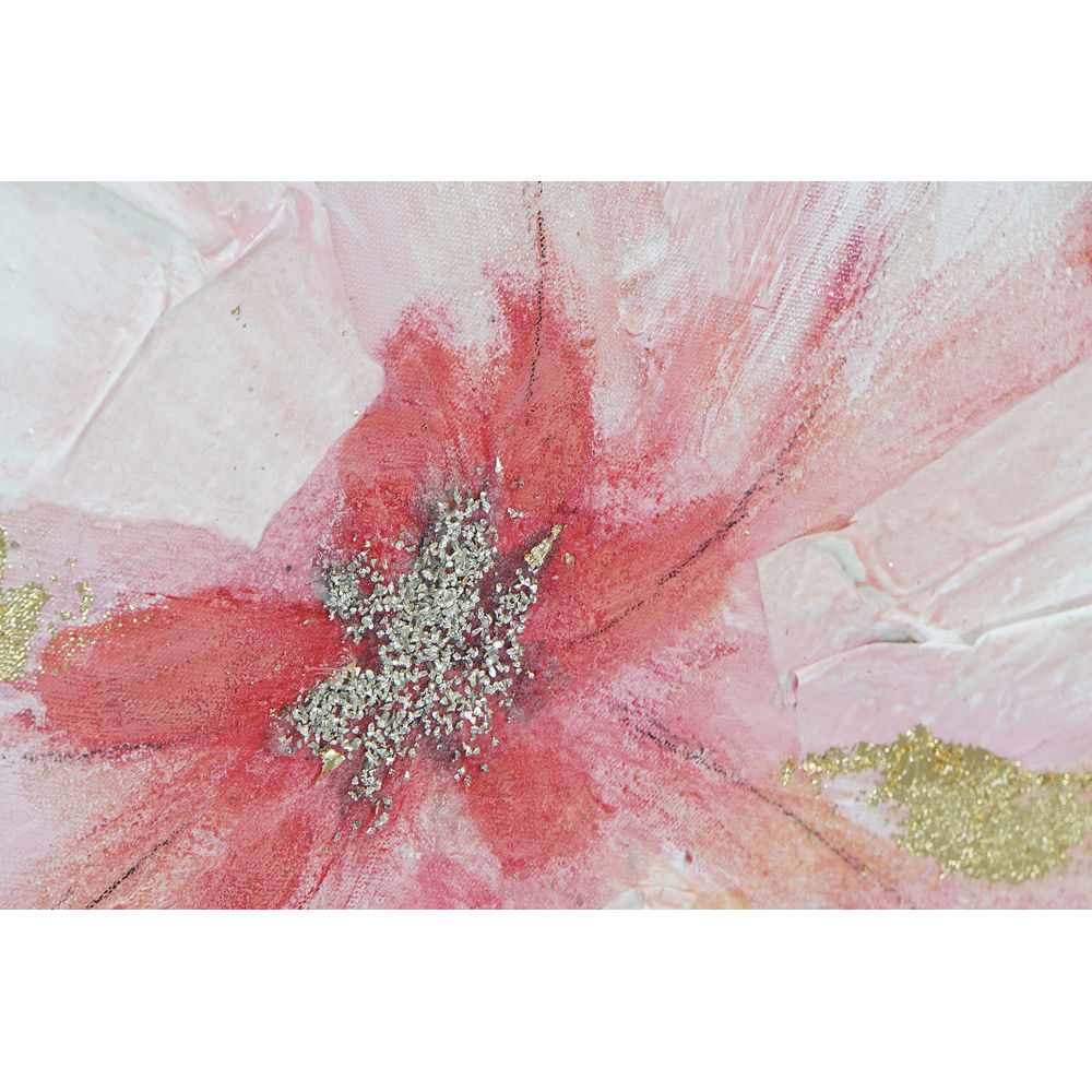 Tavla DKD Home Decor 80 x 3,5 x 80 cm Virágok Shabby Chic (2 antal) - 3