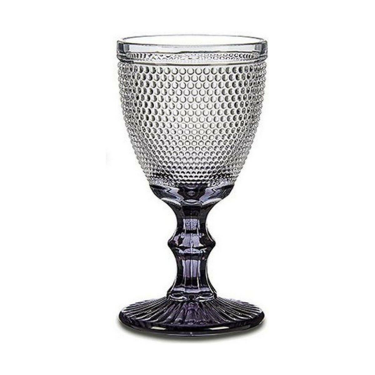 Vinglas Poäng Transparent Antracitgrå Glas 240 ml (6 antal) - 2