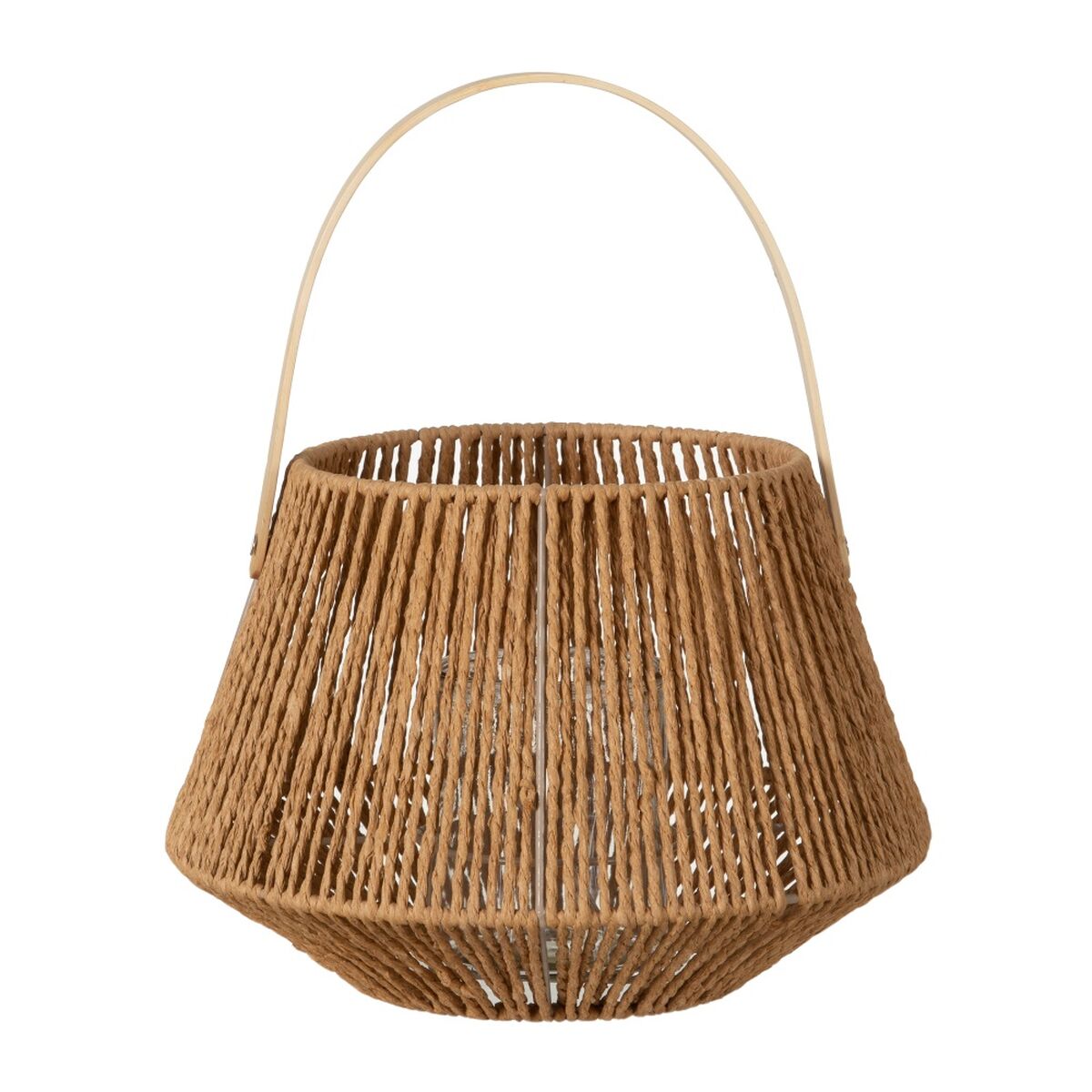 Lykta Ljusstakar Naturell Naturliga fibrer 31 x 31 x 22 cm