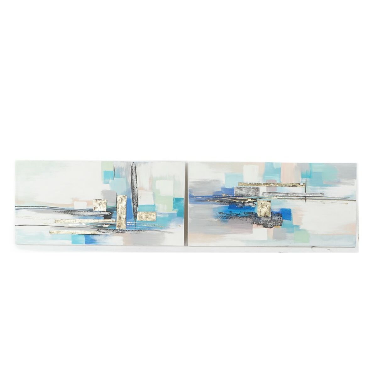 Tavla DKD Home Decor 120 x 3,5 x 60 cm Abstrakt Modern (2 antal) - 4