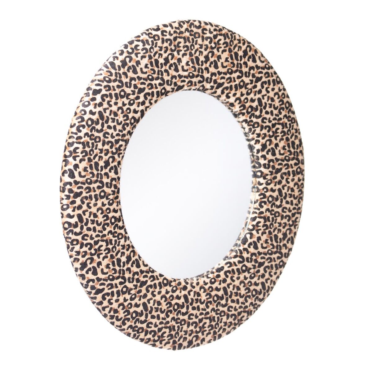 Väggspegel 48 x 2 x 48 cm Syntetmaterial Leopard DMF