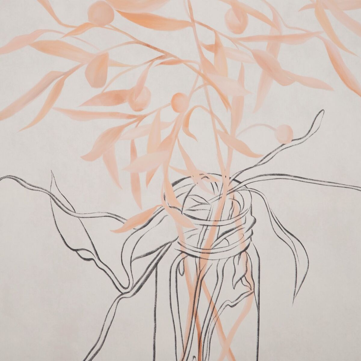 Kanvas 80 x 3,8 x 120 cm Vas Virágok - 3