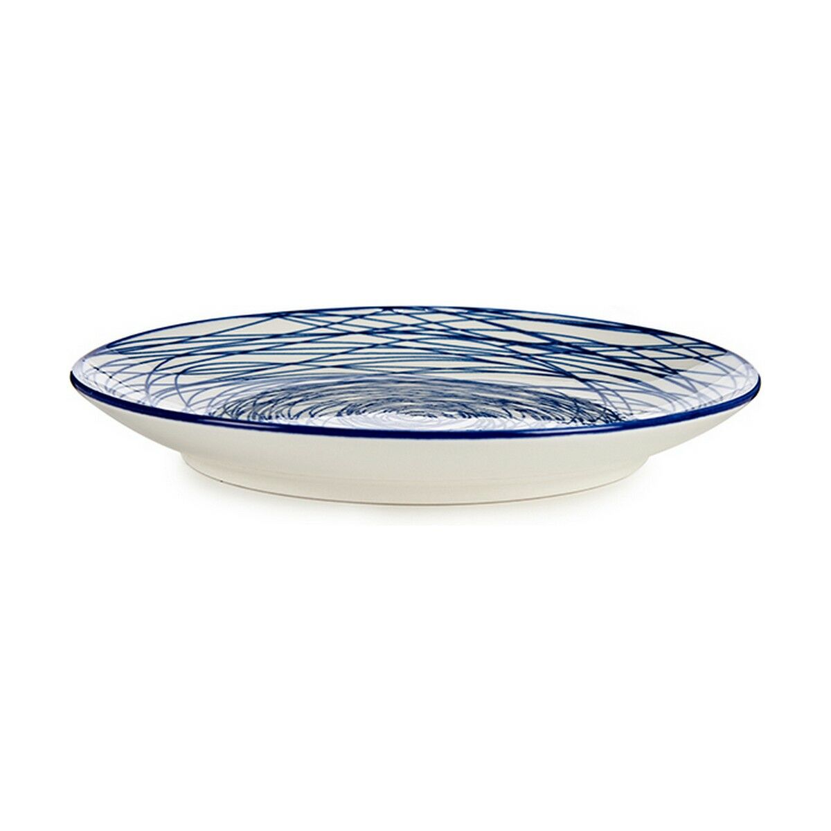 Dessert Ø 20 cm Porslin Blå Vit 6 antal - 2