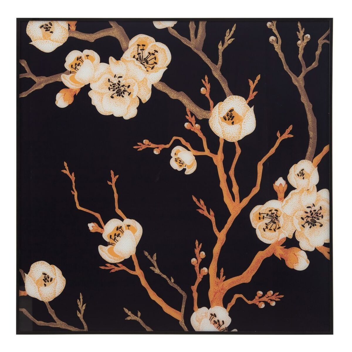 Kanvas 80 x 2,5 x 80 cm Virágok