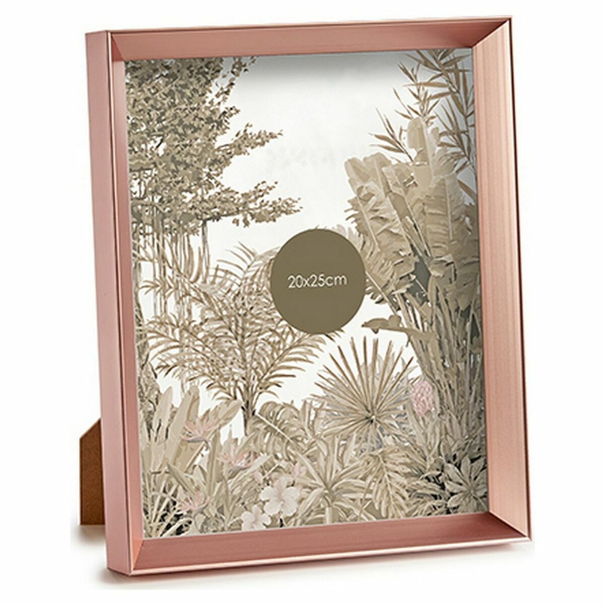 Fotoram Rosa Koppar Plast Glas (22,3 x 3,5 x 27,3 cm) (6 antal) - 2
