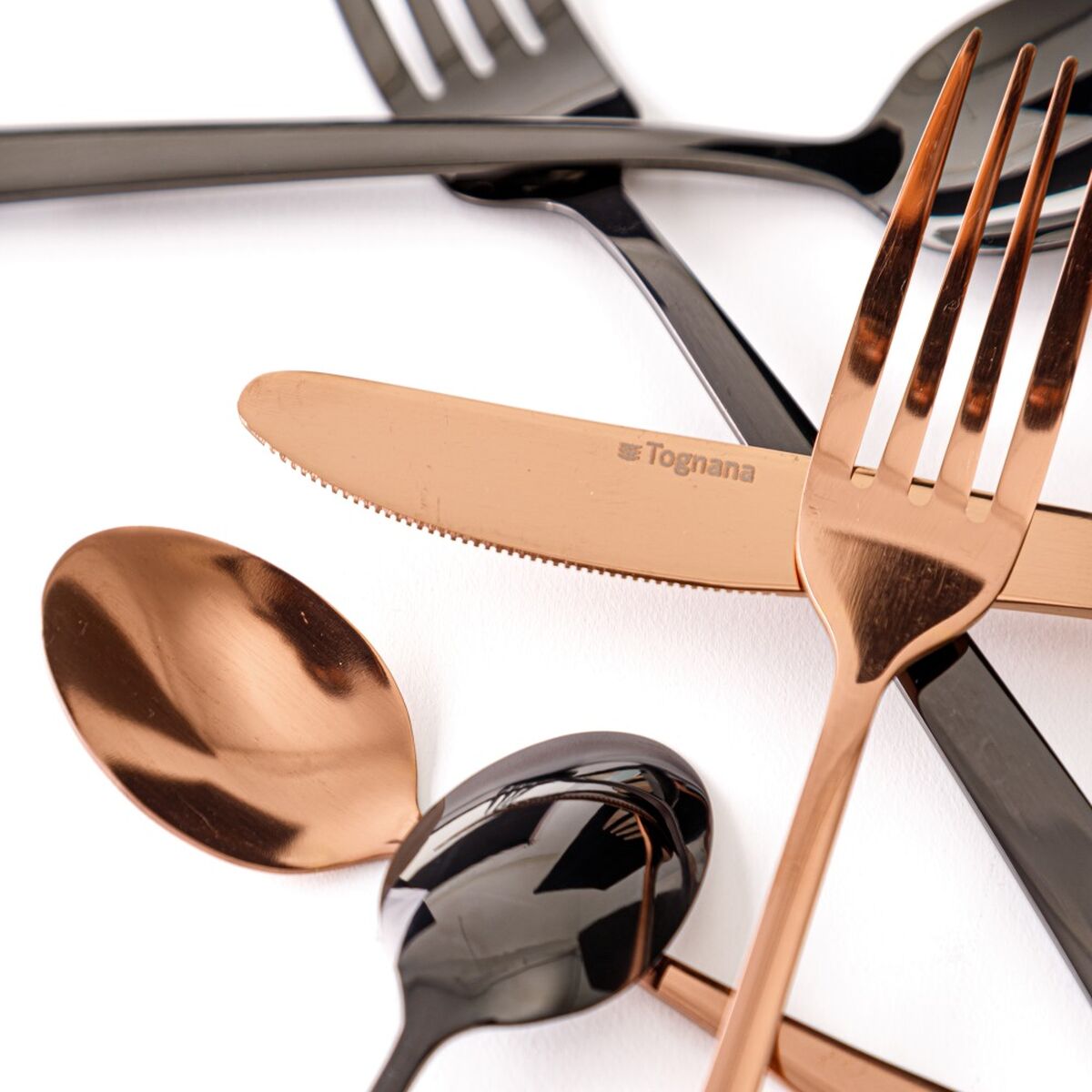 Bestick Rostfritt stål Koppar 24 Delar - 2