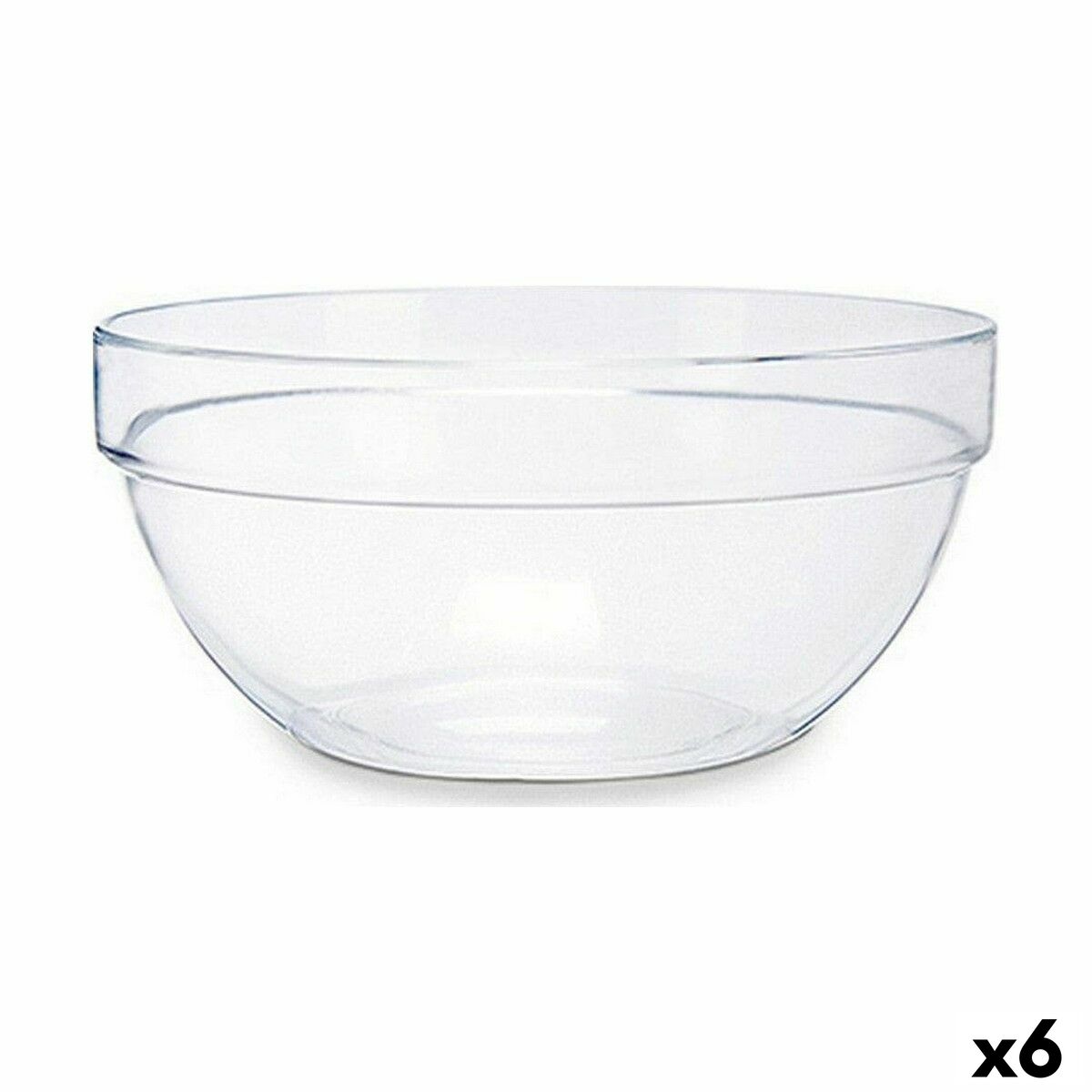 Skål Transparent Glas (250 ml) (6 antal)