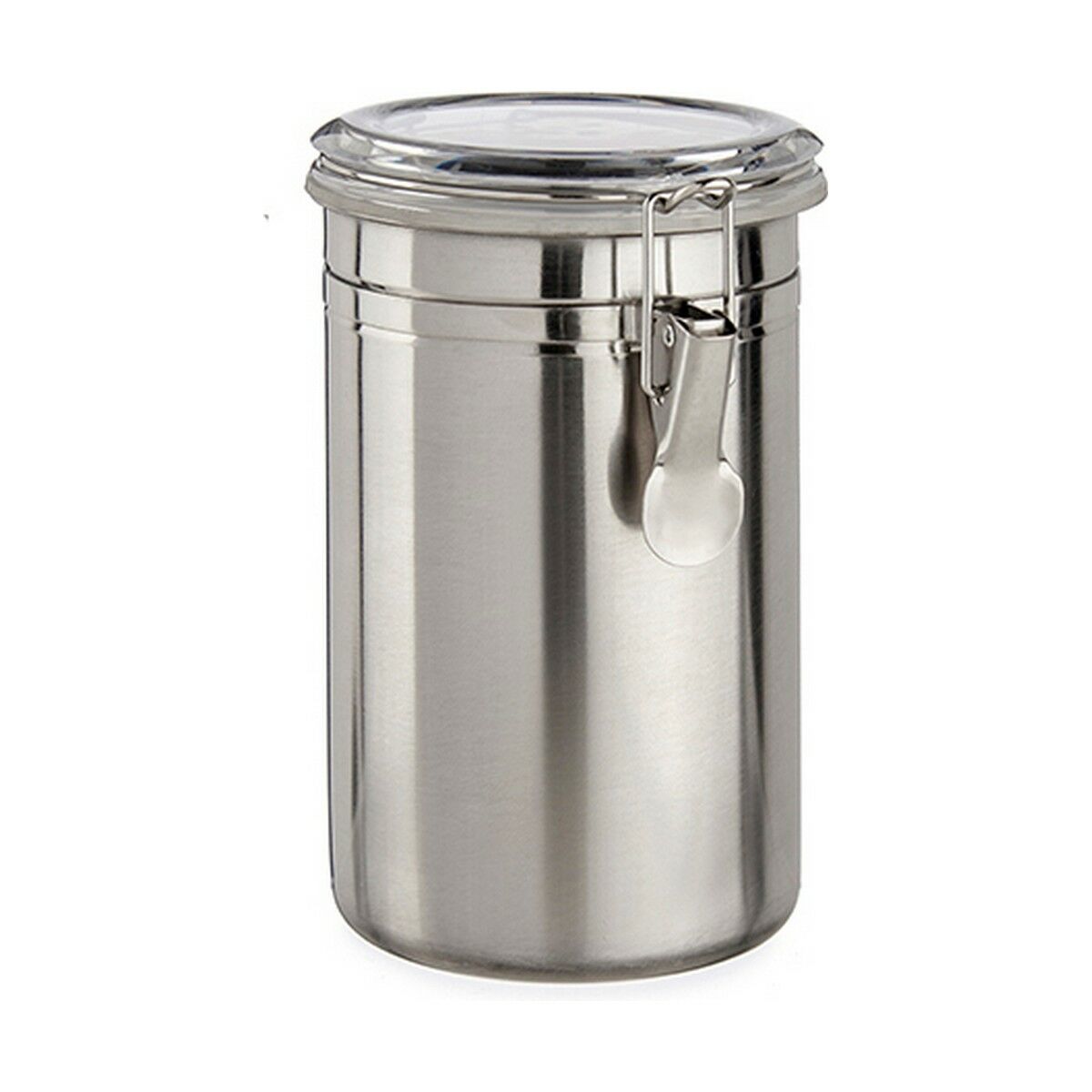 Burk Silvrig Rostfritt stål (1 L) (6 antal) - 3