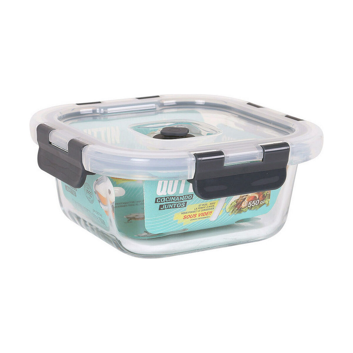 Lunchlåda Quttin   Fyrkantig 14,5 x 14,5 x 6,5 cm 550 ml