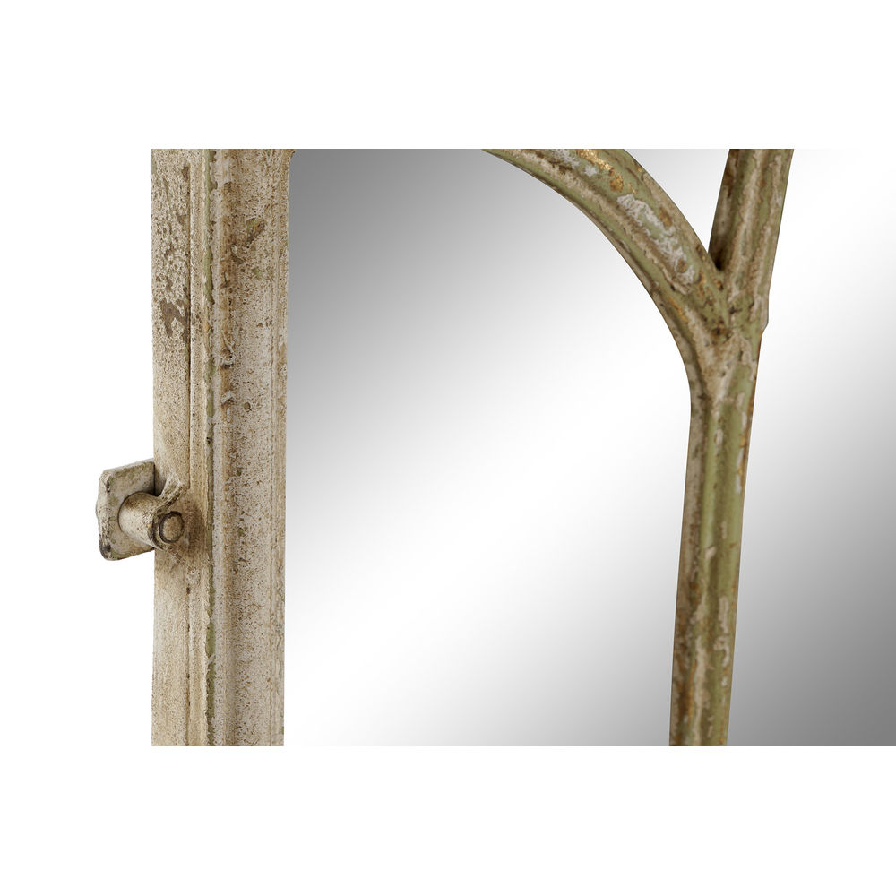 Väggspegel DKD Home Decor Speglar Metall Vit (75 x 4 x 125.5 cm) - 2