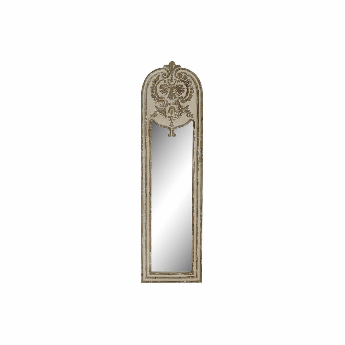 Väggspegel DKD Home Decor Speglar Gran Vit (38 x 3 x 136.5 cm) - 3