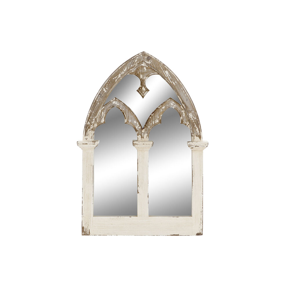 Väggspegel DKD Home Decor Speglar Gran Vit (53 x 5.5 x 75.5 cm)