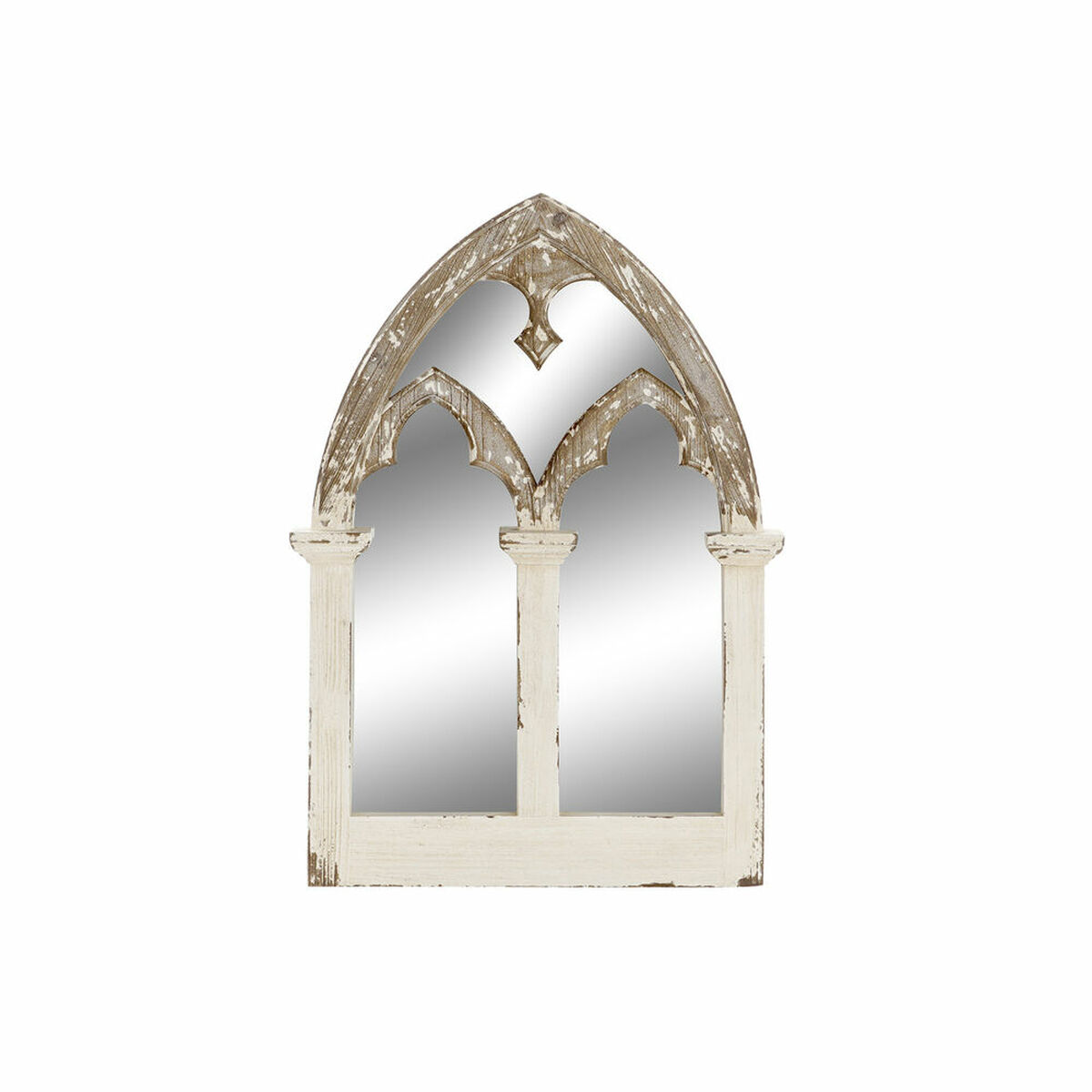 Väggspegel DKD Home Decor Speglar Gran Vit (53 x 5.5 x 75.5 cm) - 3