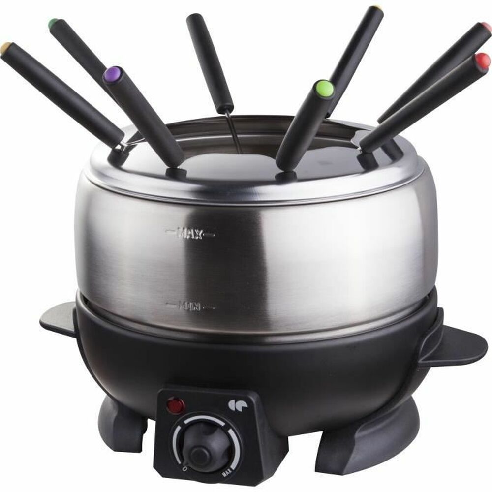 Fondue set i Rostfritt stål Continental Edison CEFD6NIX 2 L 800 W