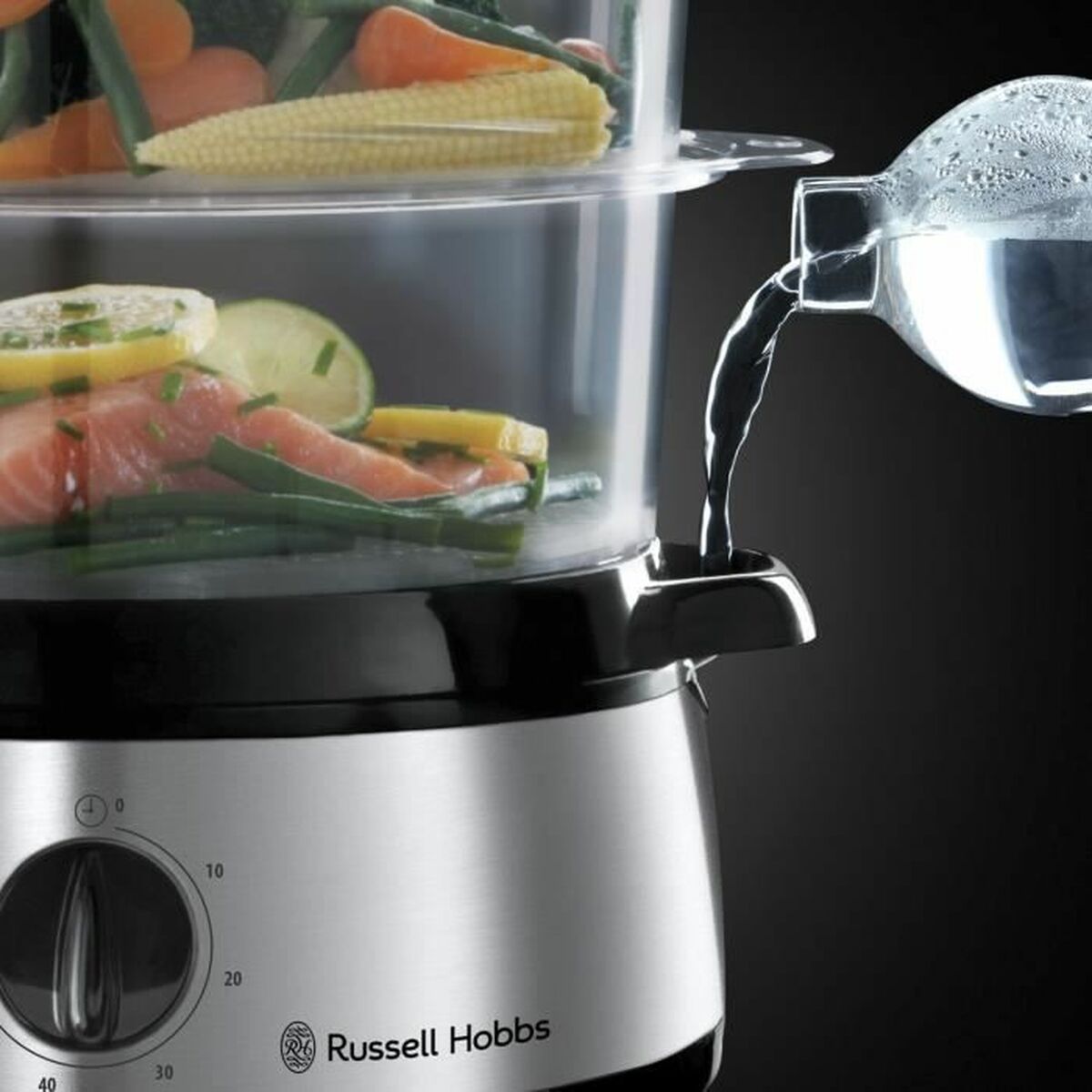 Ångkokare med multifunktion Russell Hobbs 19270-56 Svart Rostfritt stål - 3