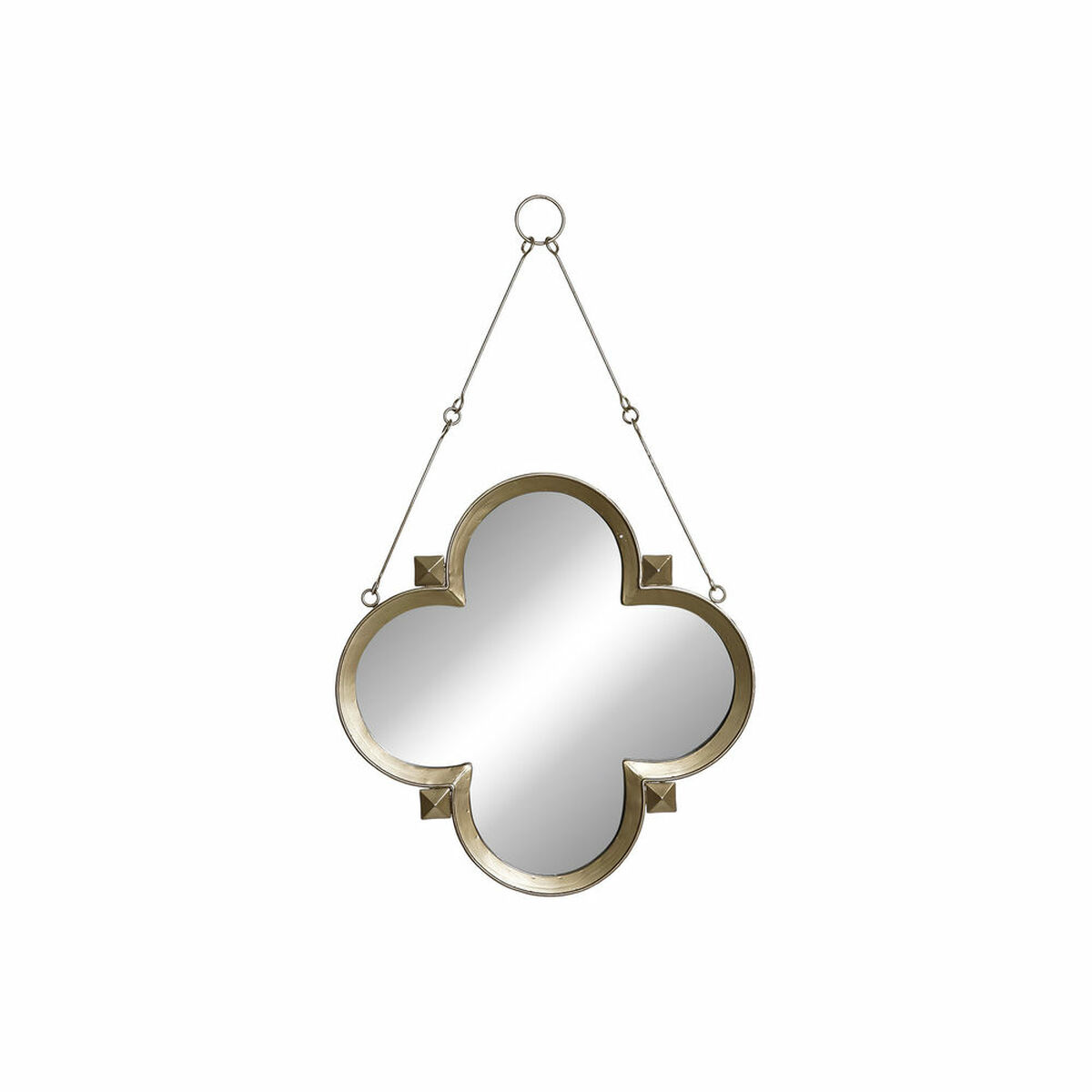 Väggspegel DKD Home Decor Gyllene Metall Glas 40 x 3 x 40 cm (40 Delar) - 5