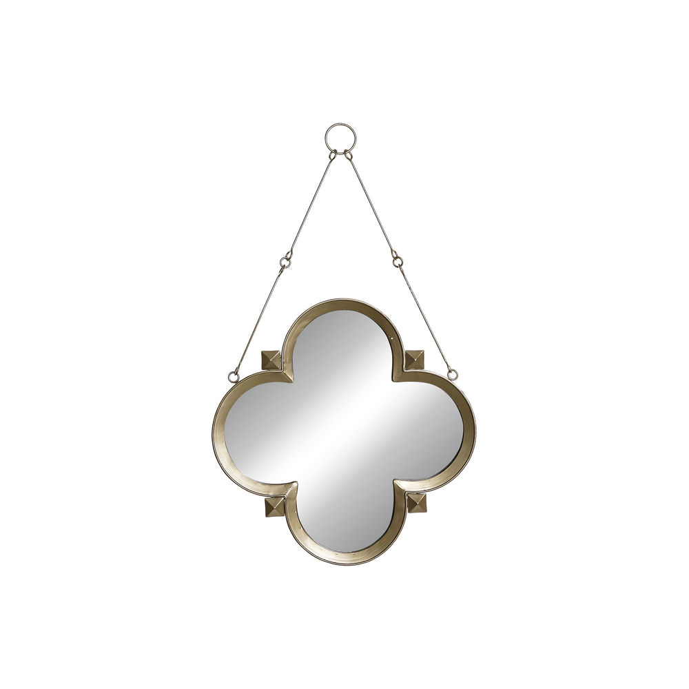 Väggspegel DKD Home Decor Gyllene Metall Glas 40 x 3 x 40 cm (40 Delar)