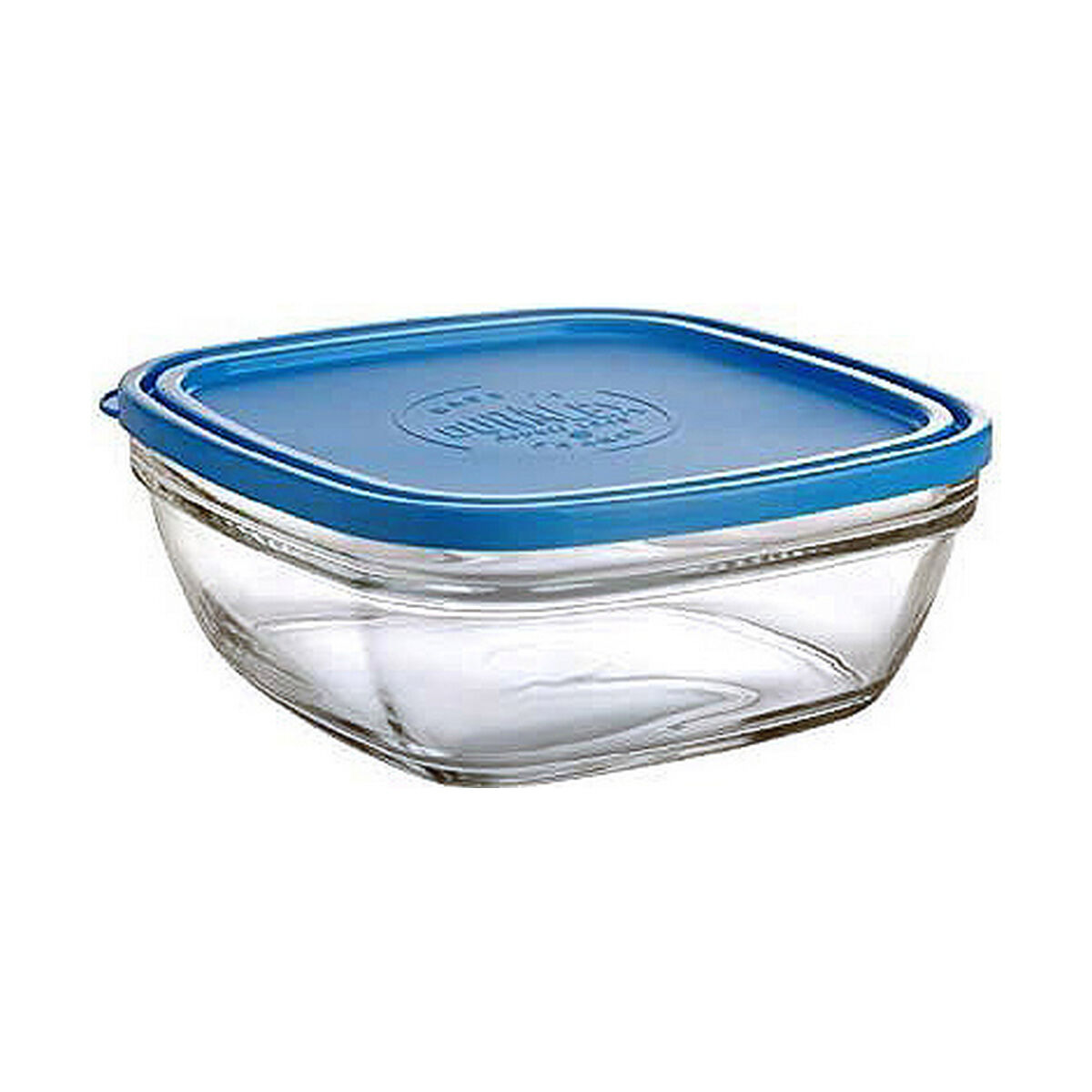 Hermetisk matlåda Duralex Freshbox Blå Fyrkantig (23 x 23 x 9 cm) (3 L) - 2
