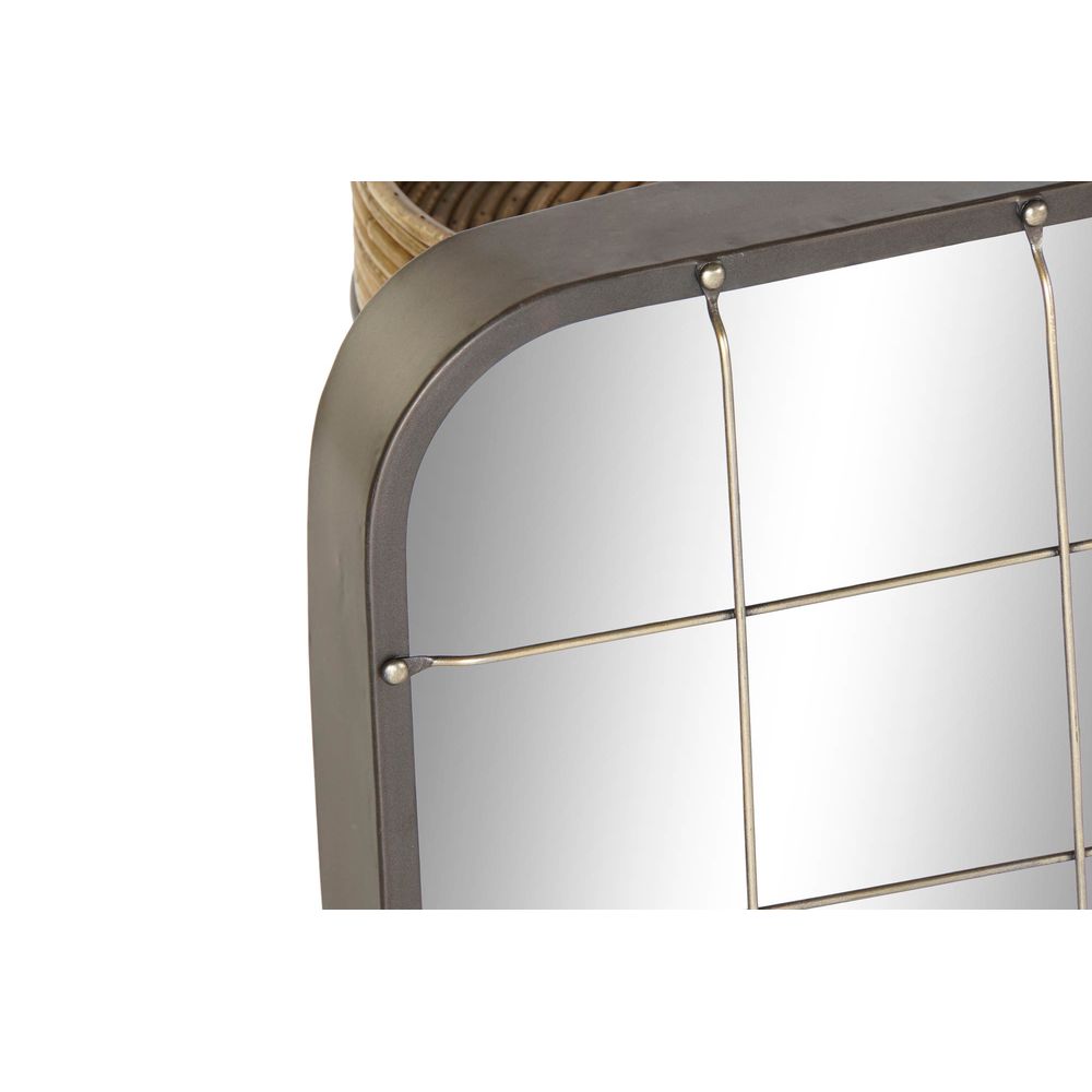 Väggspegel DKD Home Decor Svart Metall Gyllene (45.5 x 7.5 x 55 cm) - 2