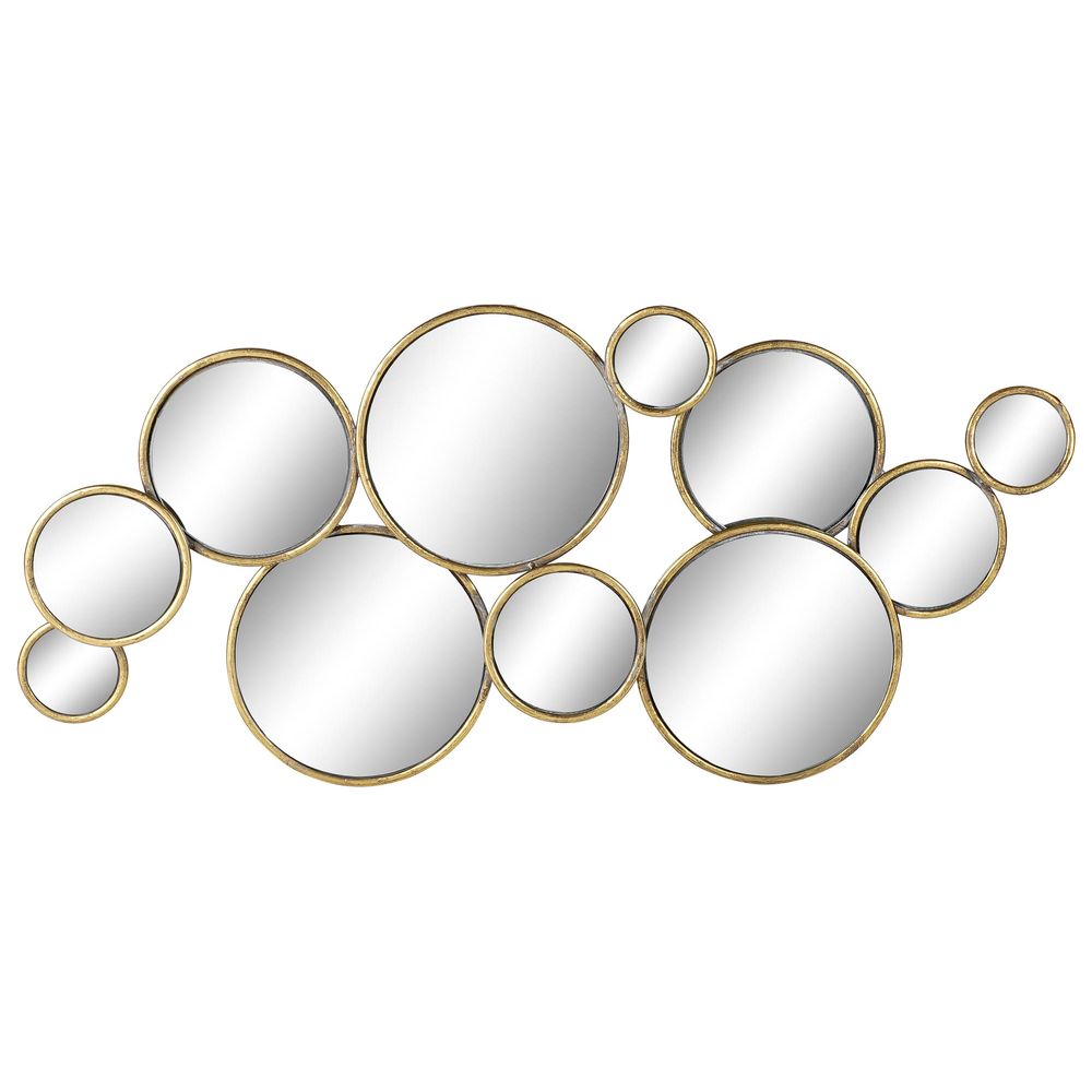 Speglar DKD Home Decor Gyllene Metall Glas Modern Cirklar 101 x 5 x 46 cm