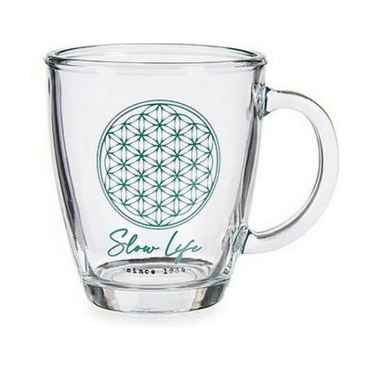 Mugg Slow Life Transparent Glas 6 antal (320 ml) - 2