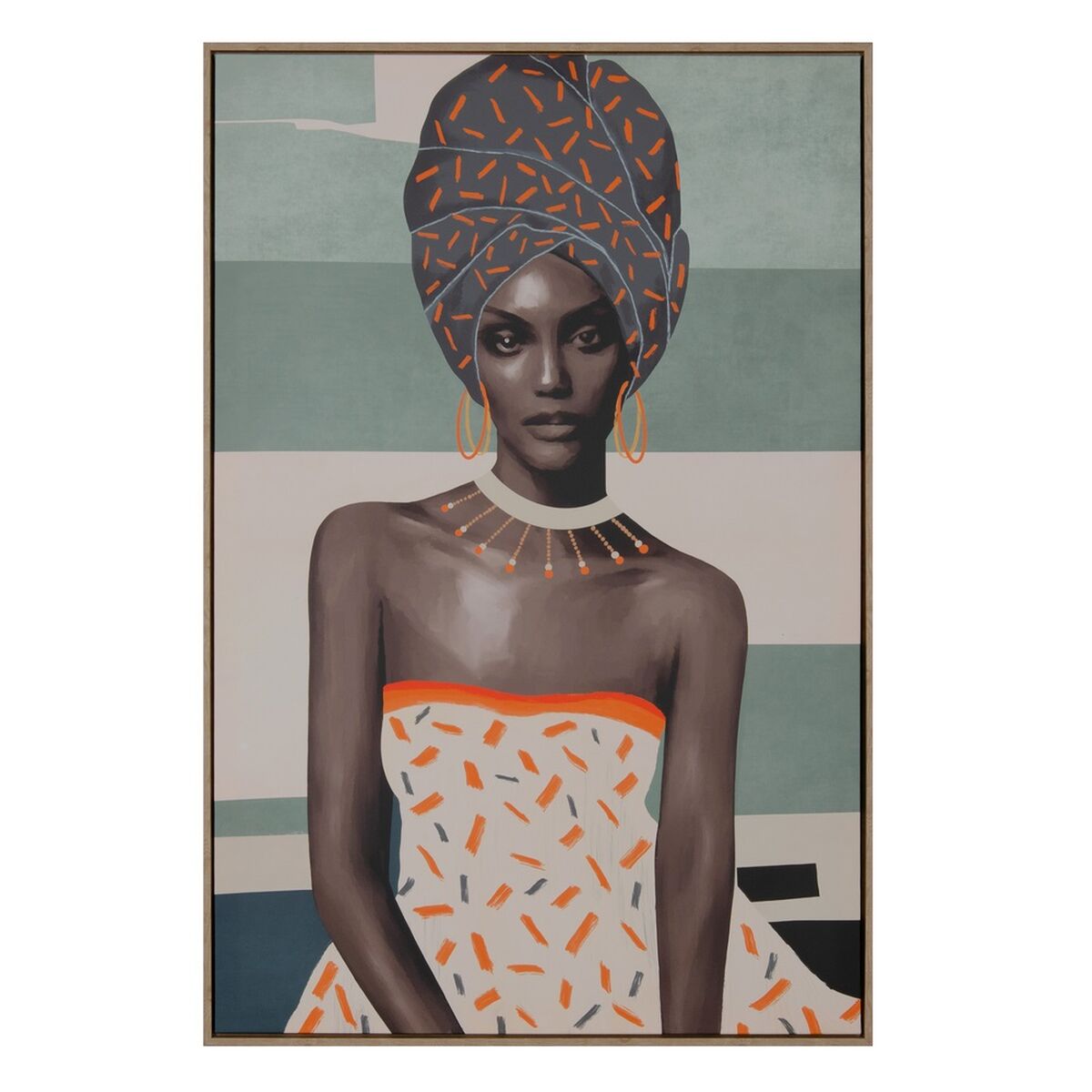 Kanvas Afrikanska 80 x 4 x 120 cm