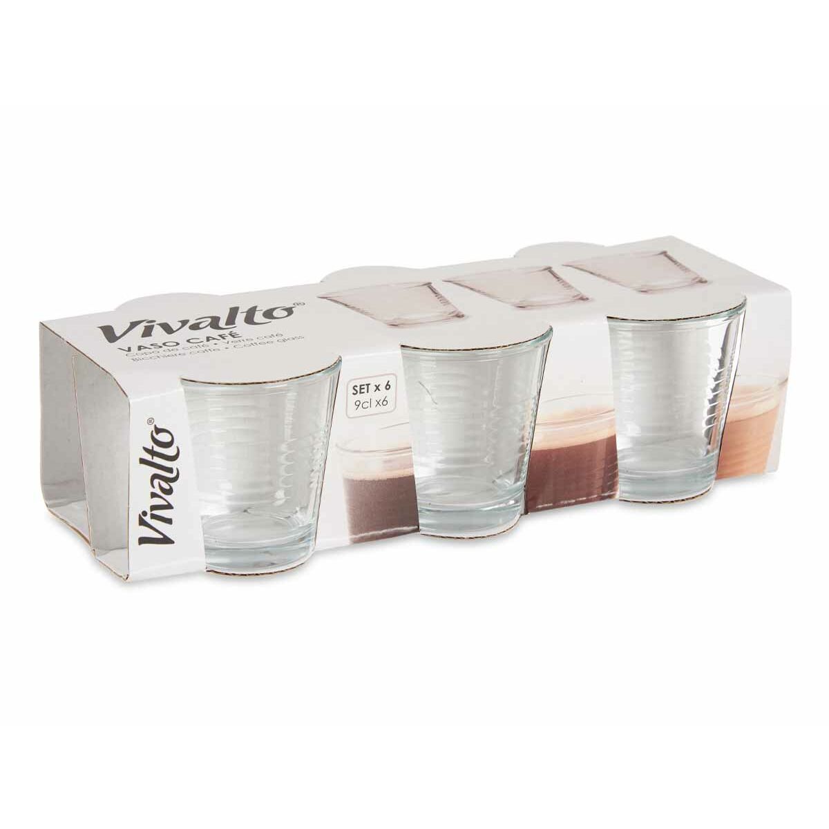 Glasset Transparent Glas (90 ml) (24 antal) - 2