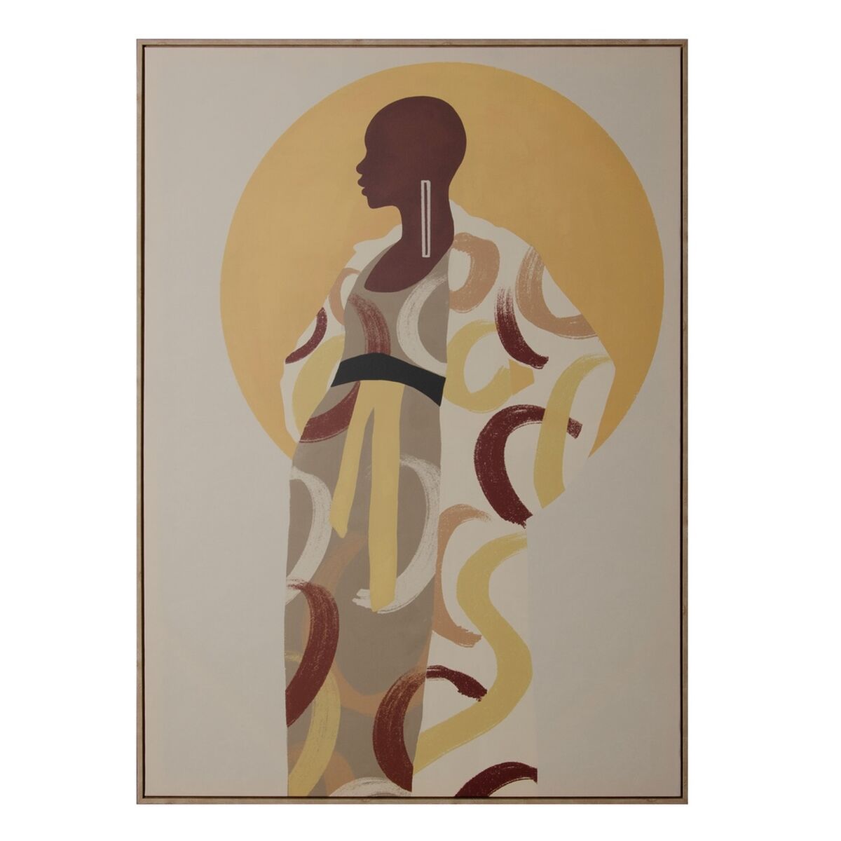 Kanvas Kvinna 100 x 4 x 140 cm Afrikanska