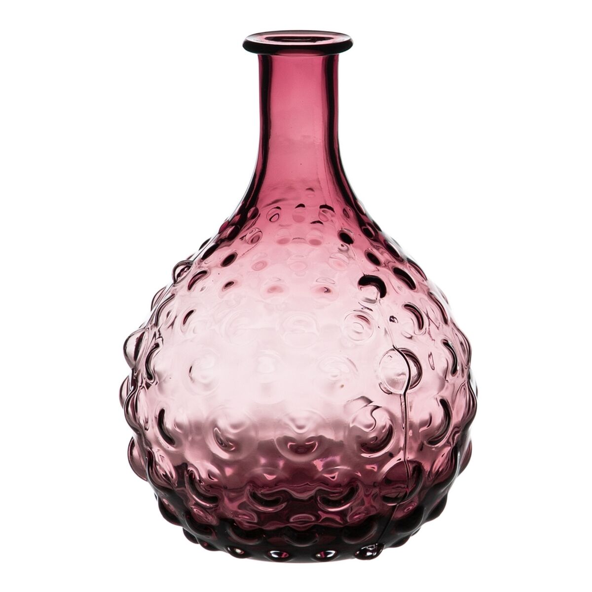 Vas Glas Malva-färg 16 x 16 x 22 cm