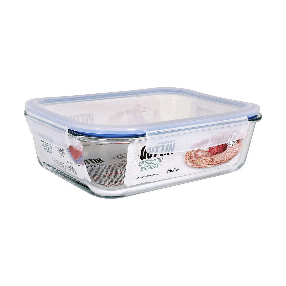 Lunchlåda Quttin Quttin Rektangulär 2,6 L 29 x 22,5 x 9,8 cm