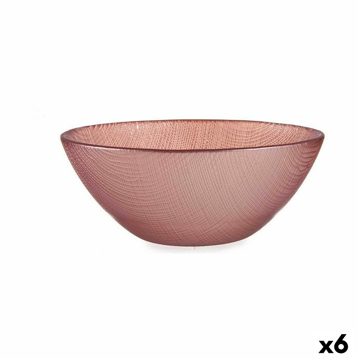 Skål Ø 15 cm Rosa Glas (6 antal)