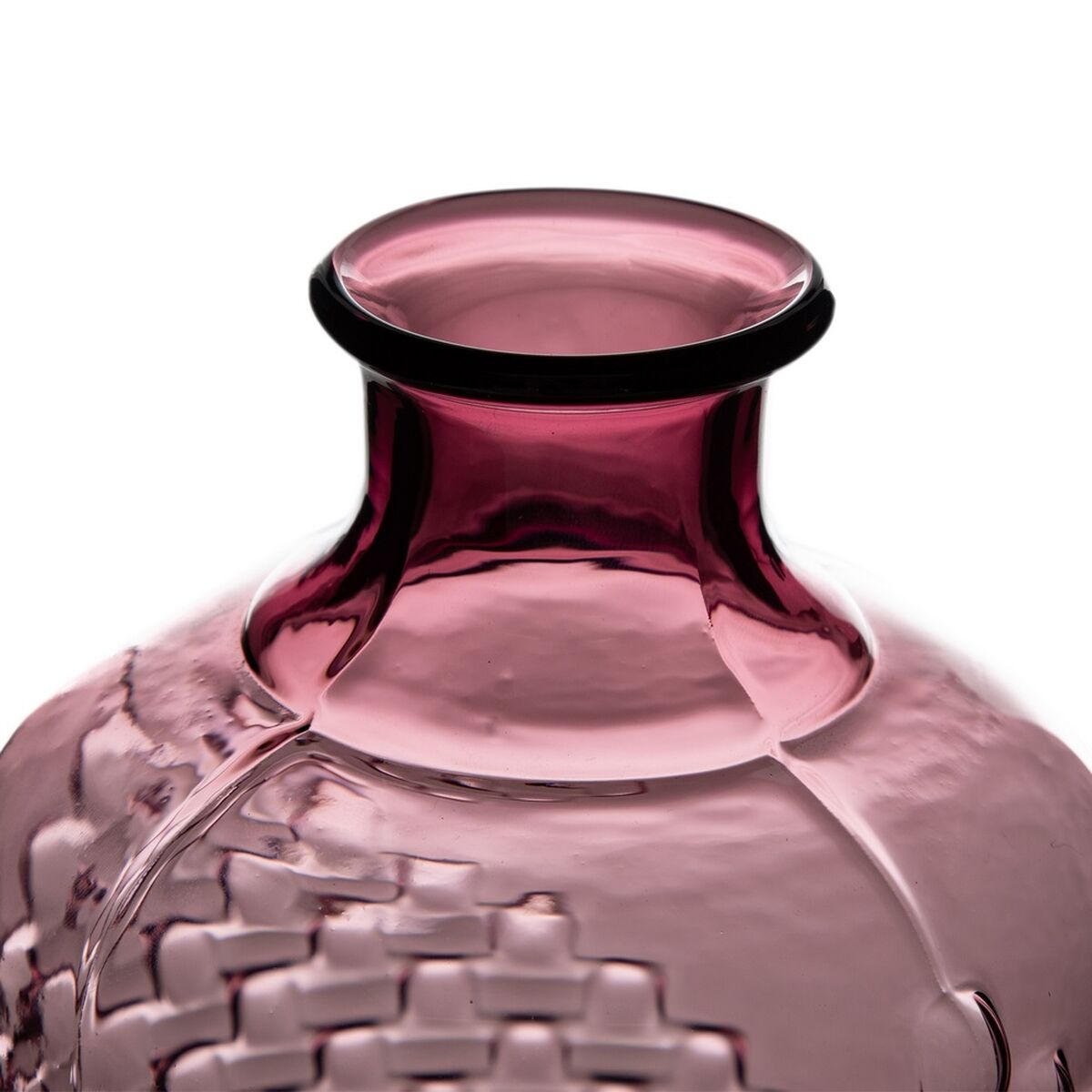 Vas Glas 13 x 13 x 25 cm Malva-färg - 3