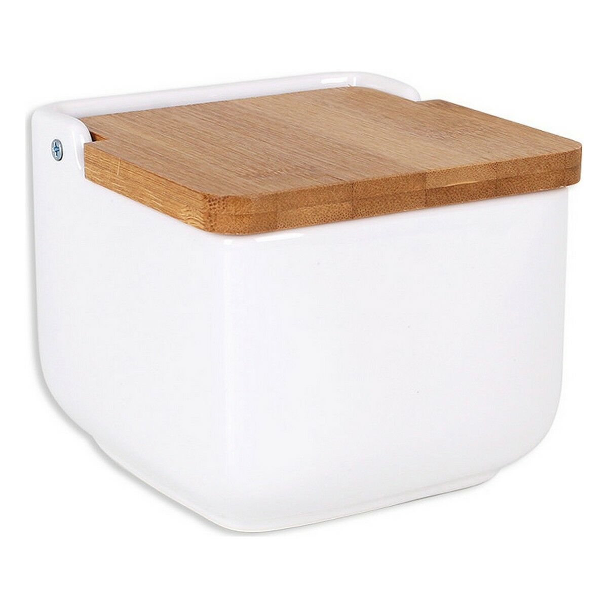 Saltkar med lock La Mediterránea Bambu 11,7 x 11,7 x 10 cm