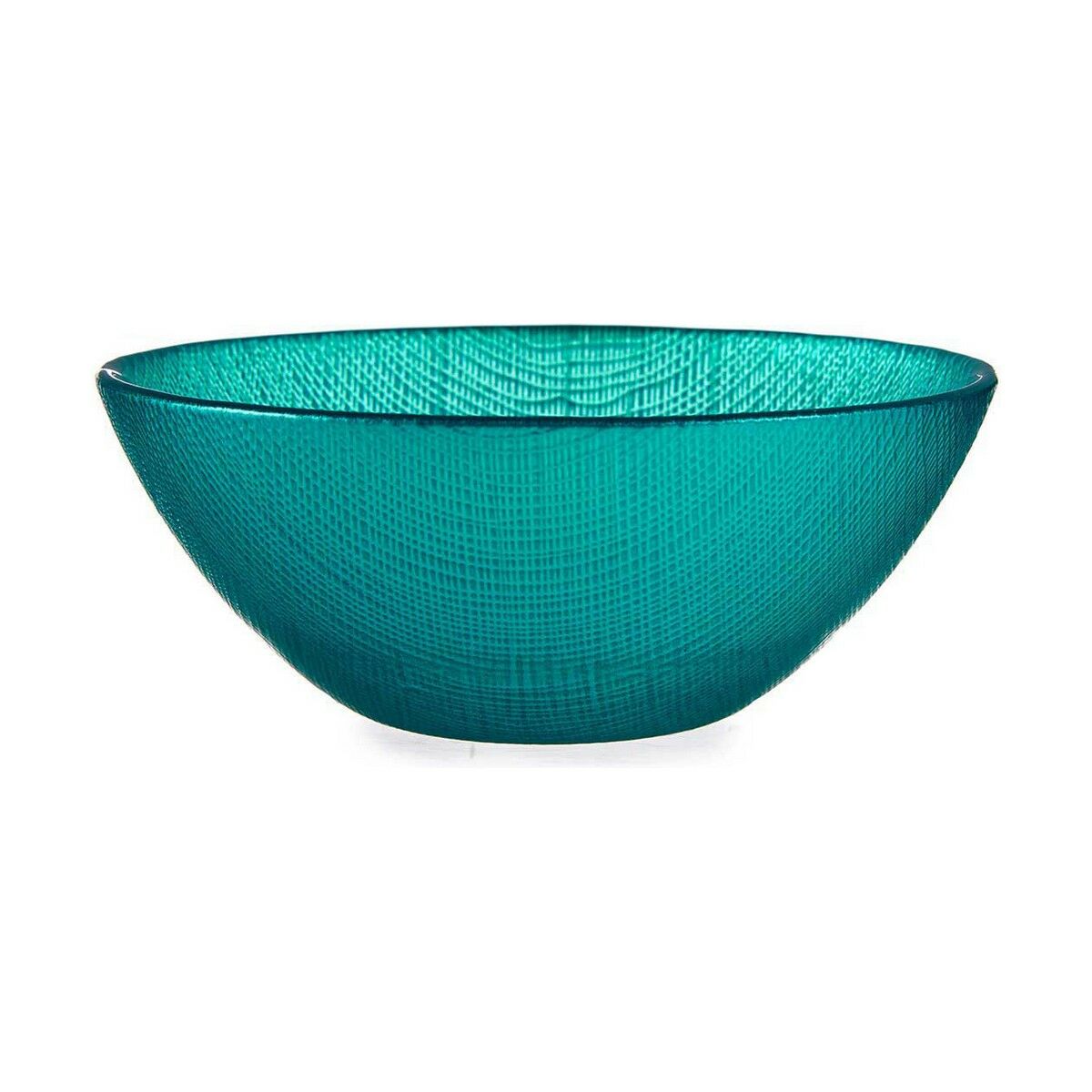 Skål Ø 15 cm Turkos Glas (6 antal) - 2