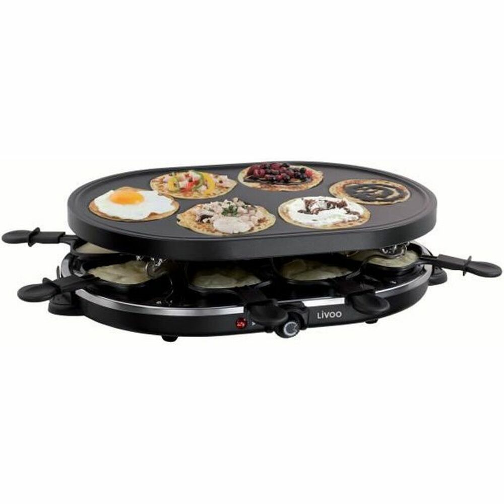 Pannkaksmaskin Livoo DOC188 1200 W Svart