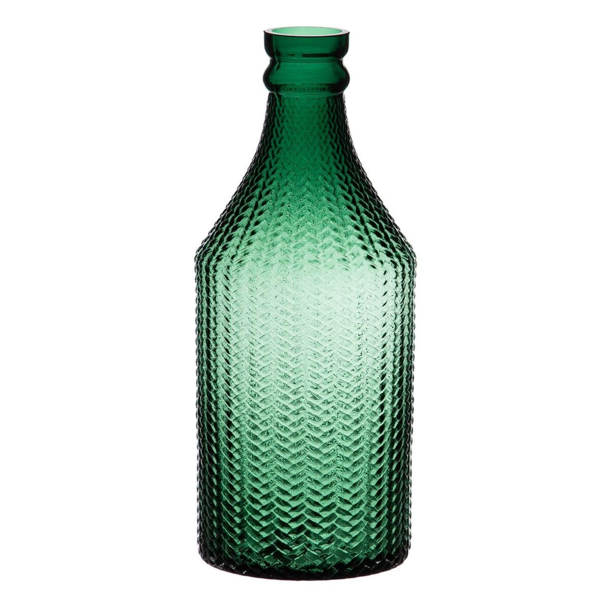 Vas 11,7 x 11,7 x 30 cm Grön Glas
