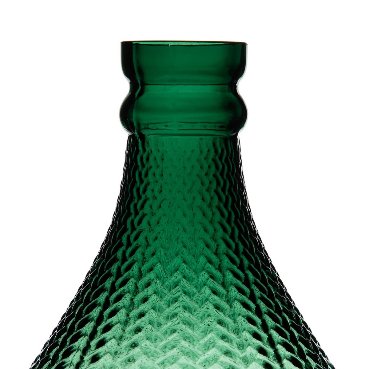 Vas 11,7 x 11,7 x 30 cm Grön Glas - 4
