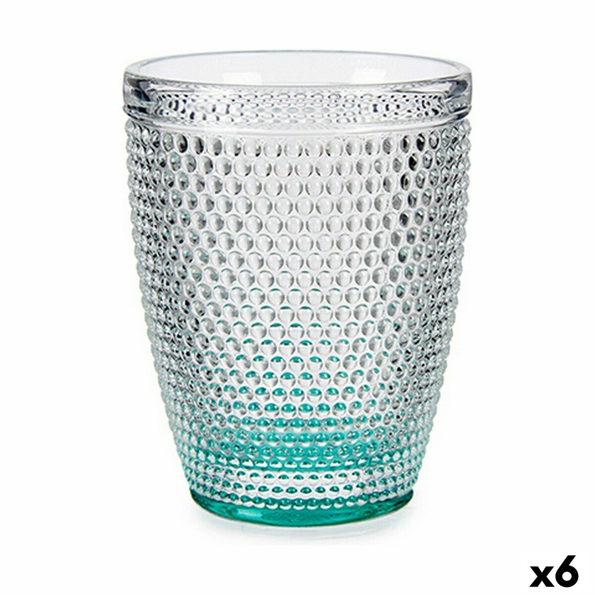 Glas Poäng Turkos Glas (300 ml) (6 antal)