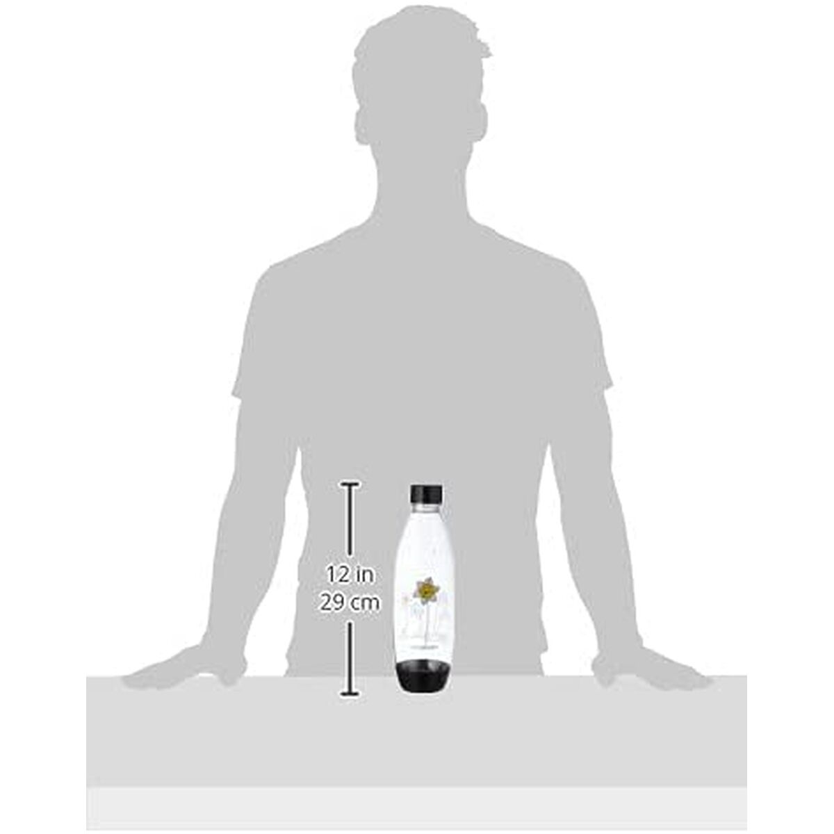 Flaska sodastream 3000143 Sodamaskin 3 Delar 1 L - 2