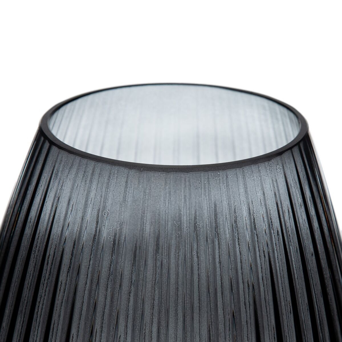 Vas 17,5 x 17,5 x 27 cm Grå Glas - 3