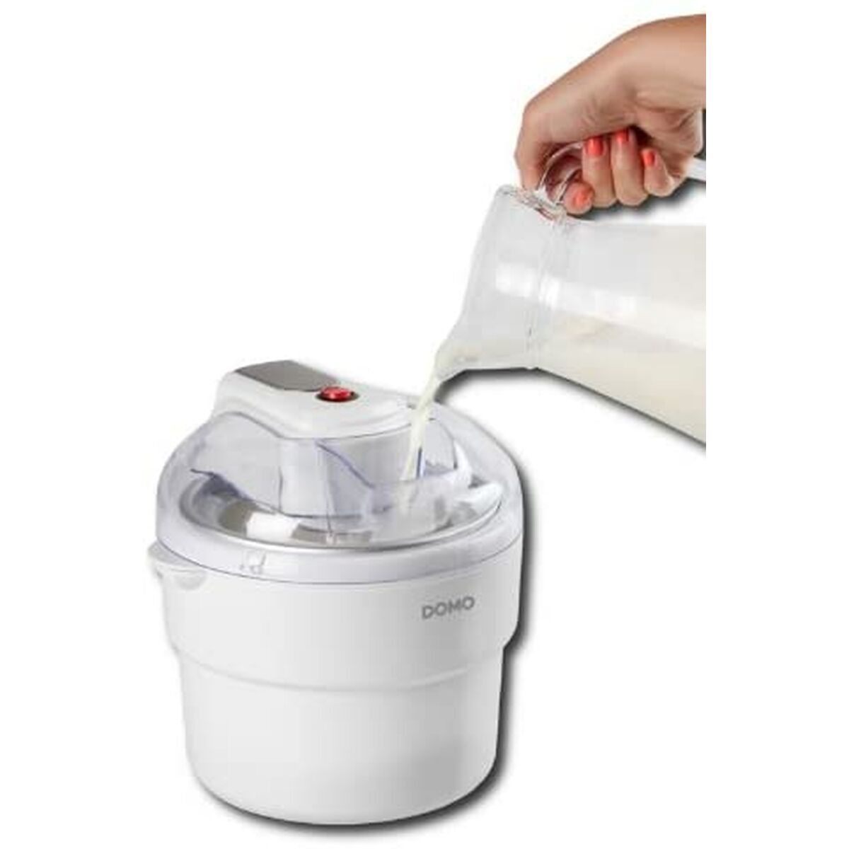 Glassmaskin DOMO DO2309I Vit Plast - 2