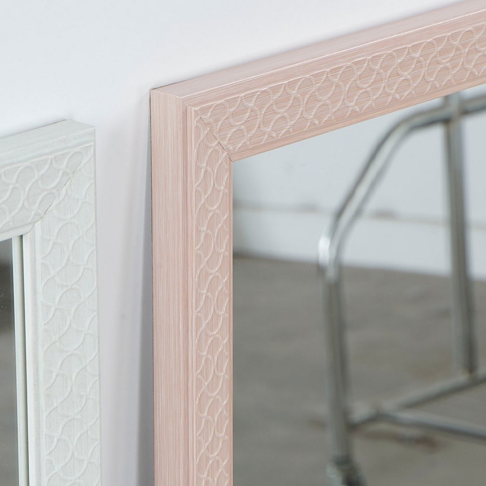 Väggspegel DKD Home Decor Glas polystyren Plast Vit Grön Beige Rosa Urban 36 x 2 x 96 cm (4 antal) - 4
