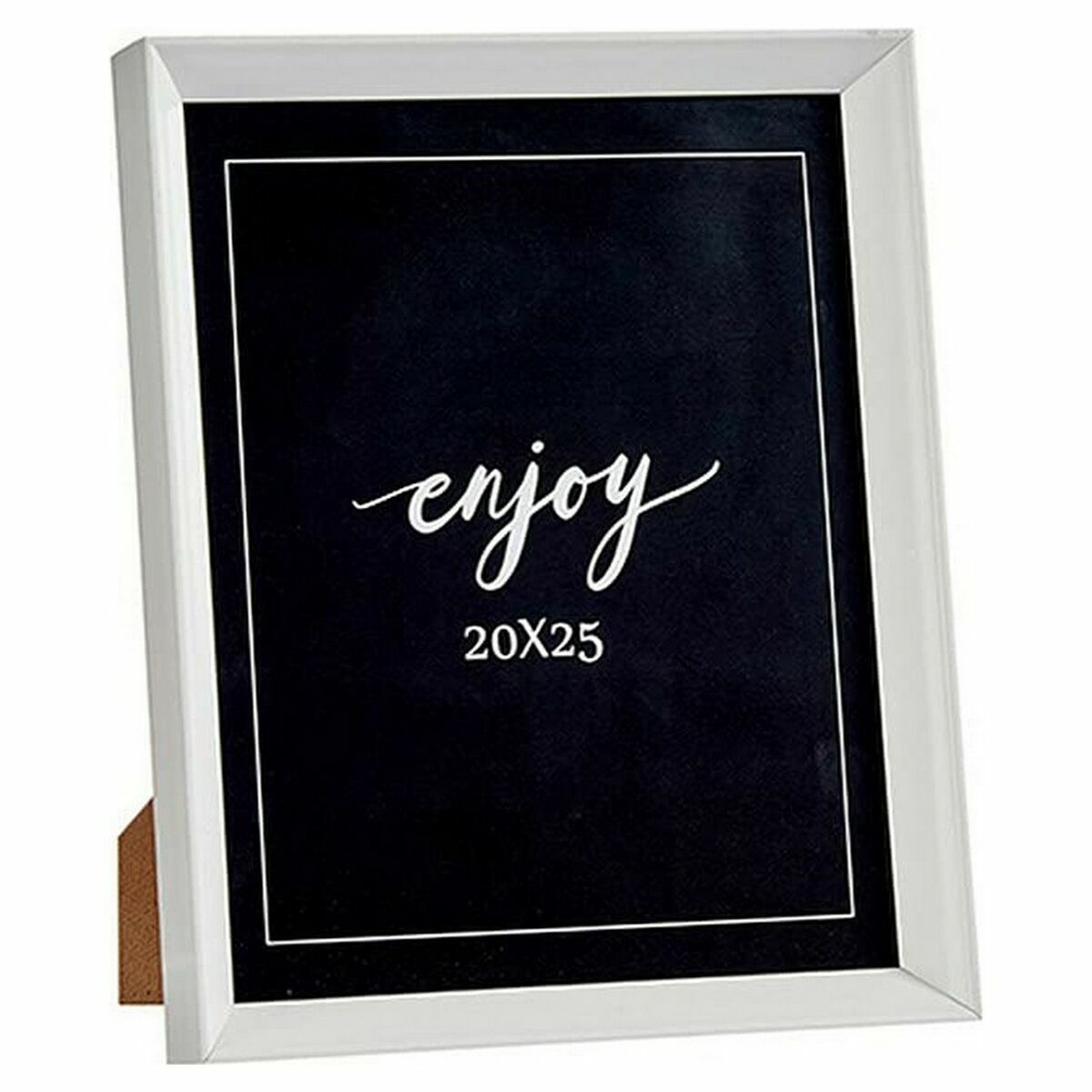 Fotoram Vit Plast Glas (22,2 x 3,5 x 27,3 cm) (6 antal) - 2