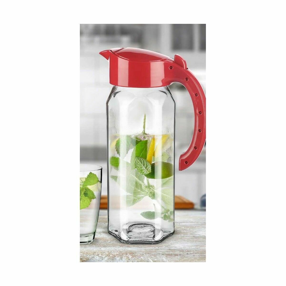 Krus med Skruvlock och Doserare Titiz Glas 1,5 L - 2