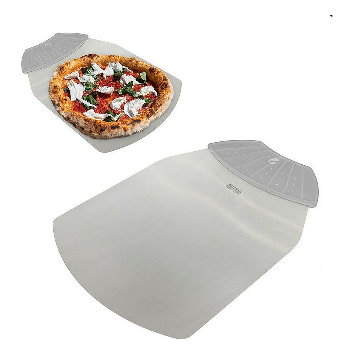 Spatel Quttin Pizza 25 x 36 cm Stål - 2