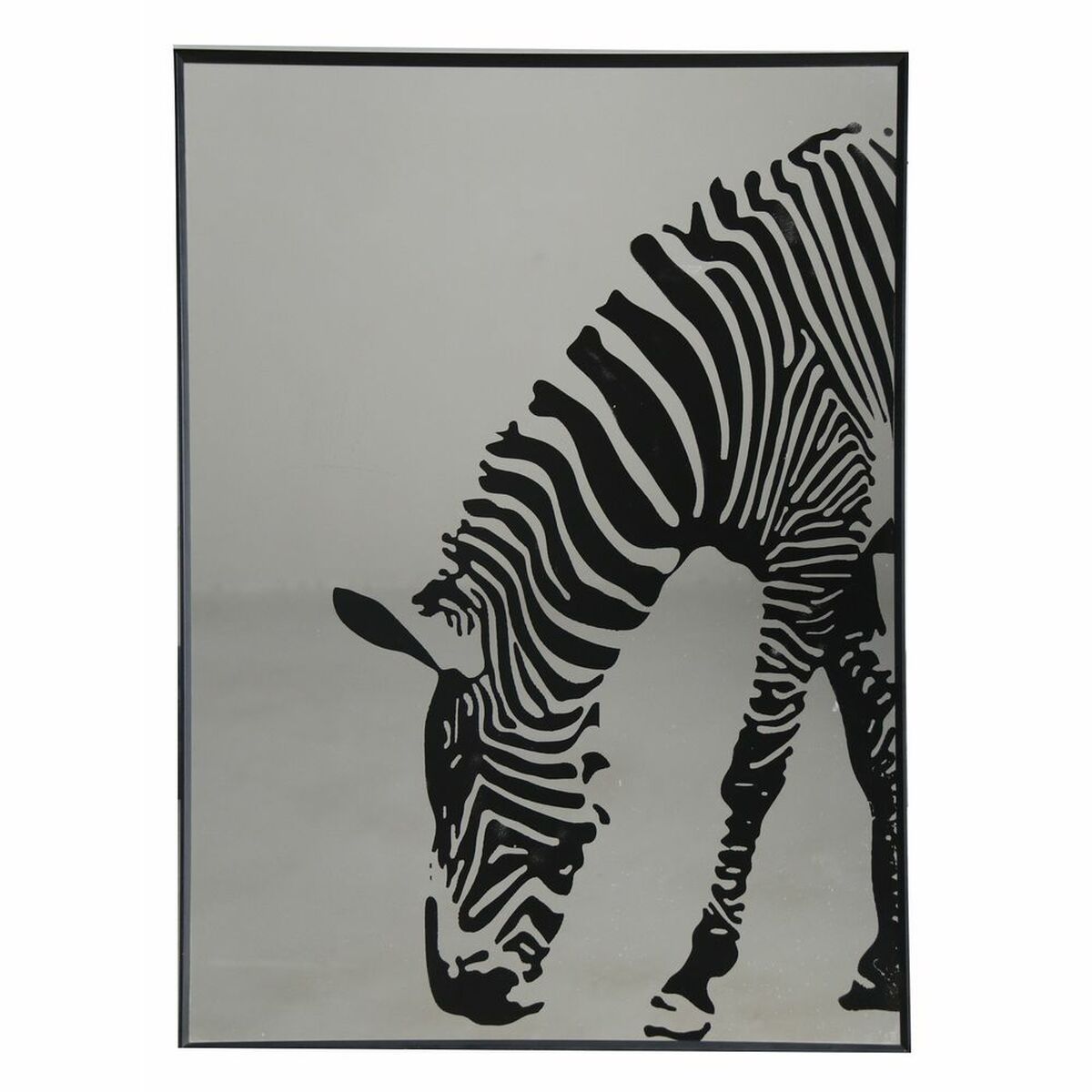 Väggspegel DKD Home Decor Glas Svart (60 x 3.5 x 80 cm) - 2