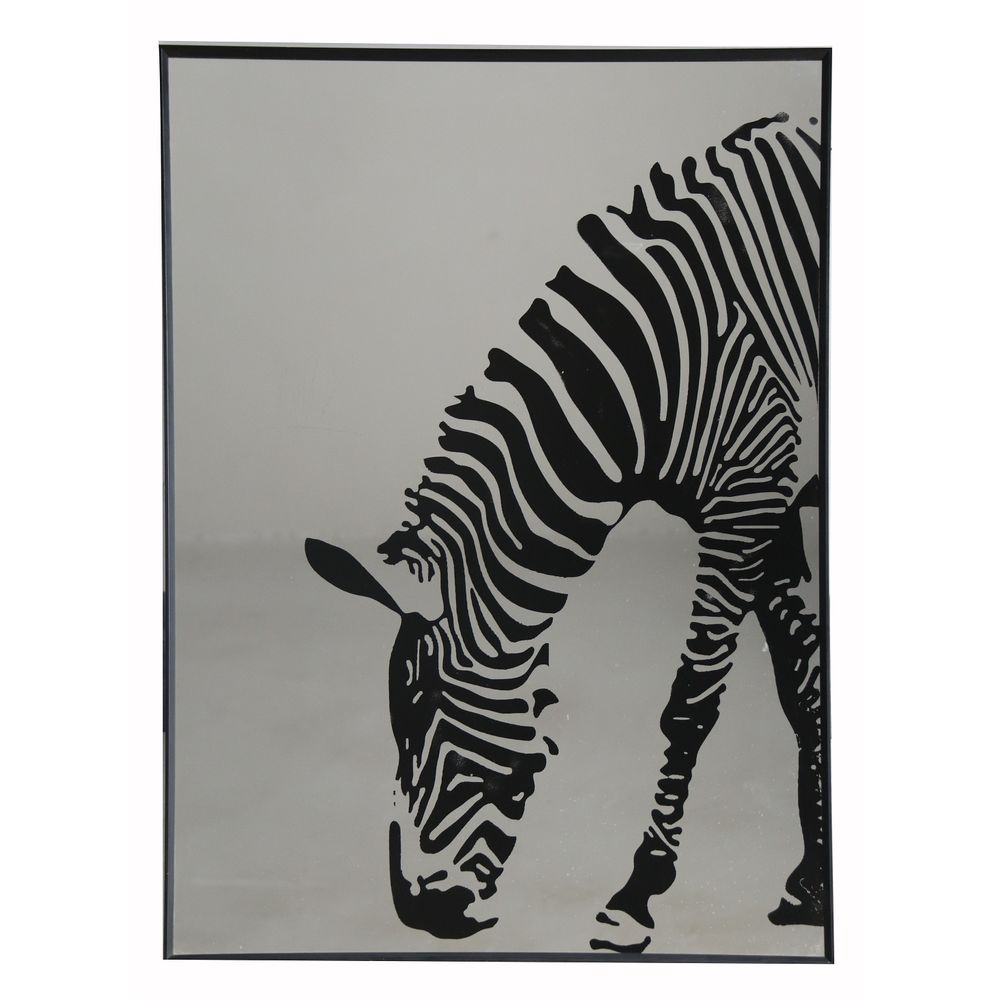 Väggspegel DKD Home Decor Glas Svart (60 x 3.5 x 80 cm)
